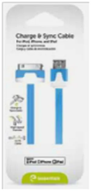 3.2Ft. Charge & Sync Cable-Ipod, Iphone4, Ipad Red (MIZ65021 Same)