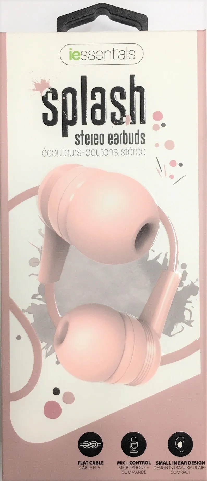 Splash 3.5 Stereo Earbud Pink