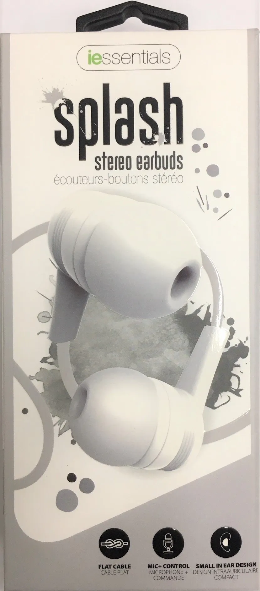Splash 3.5 Stereo Earbud White