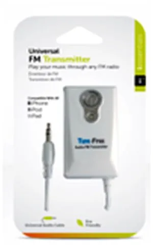 Universal FM Transmitter w/3.5mm Audio Cable