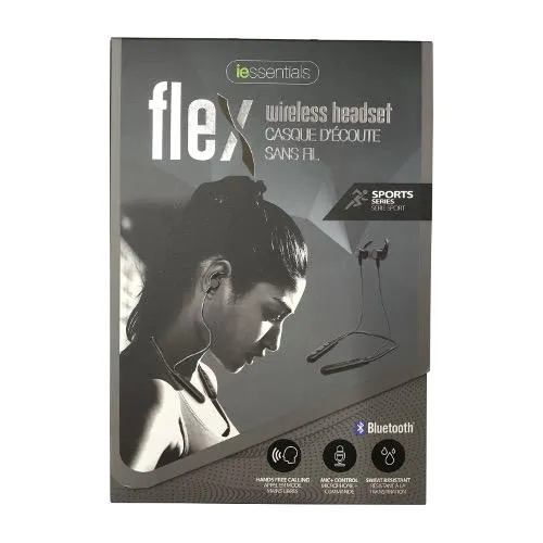 IE Flex Wireless Headset Neckband Grey