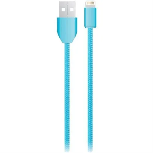 IPhone5 Blue-6ft Lighting Braided Cable
