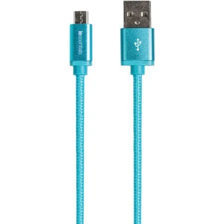 Micro Blue-6ft Lighting Braided Cable