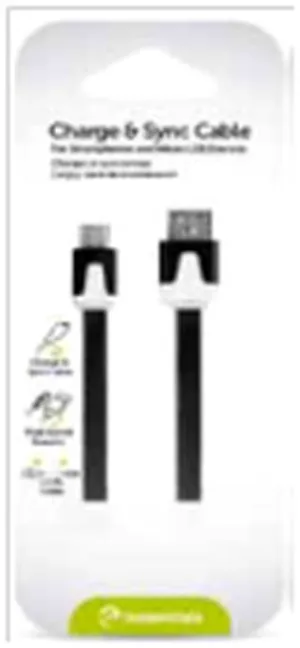 1M Charge & Sync Cable-Smartphones and Micro USB Devices Blue