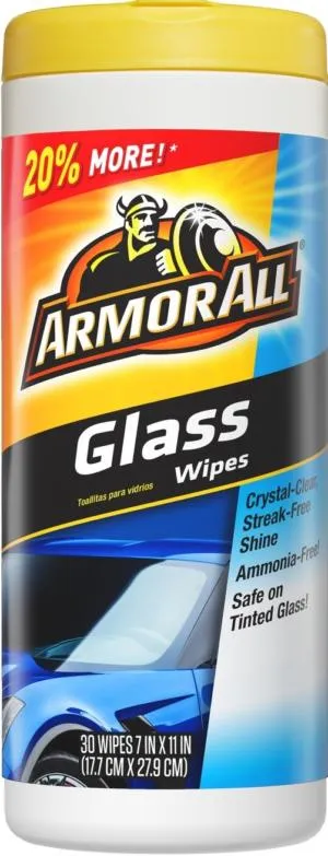AA Glass Wipes 6/30ct