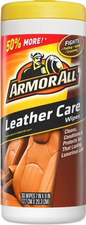 AA Leather Wipes 6/30ct